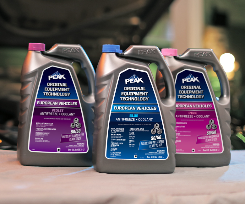 PEAK Original Equipment Technology European Vehicles Antifreeze