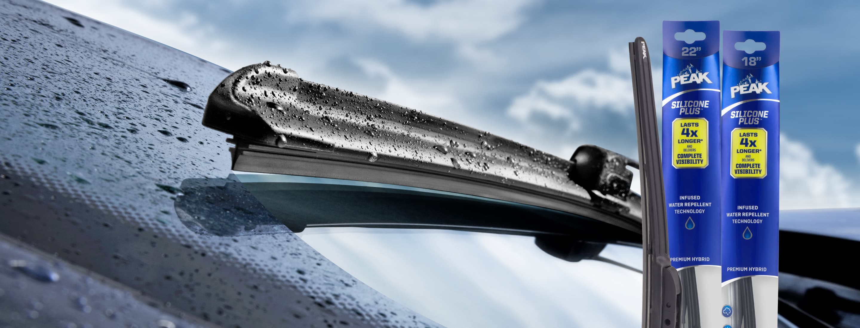 PEAK® Silicone Plus Wiper Blades